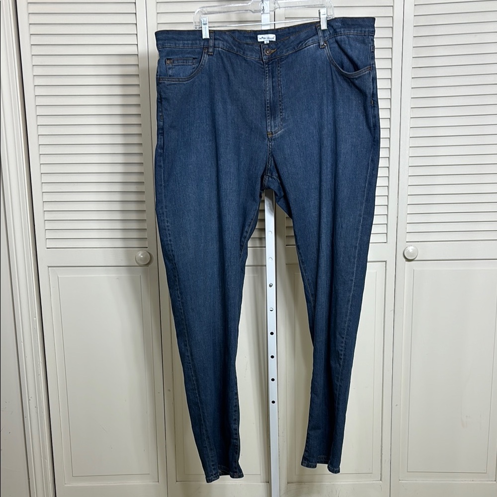 Peter Millar Pilot Mill Denim Classic Fit Blue Jeans  Size 44